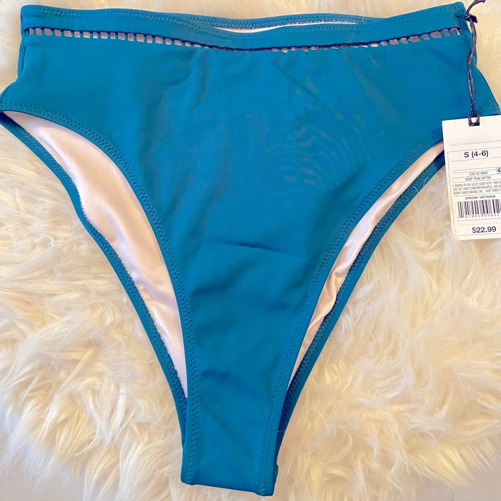 High waisted bikini bottom